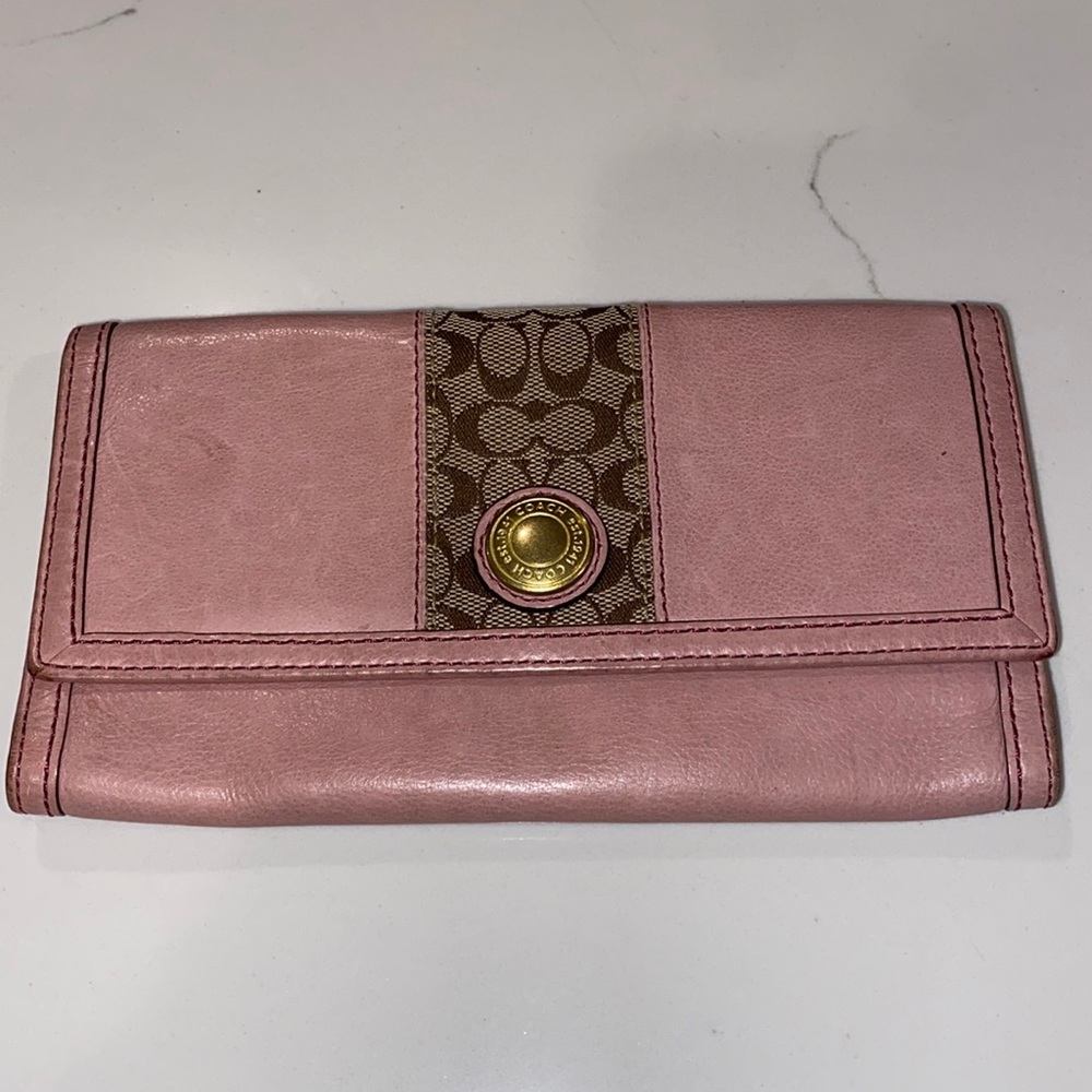 Authentic Coach Leather Wallet